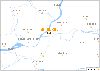 map of Jiangkou