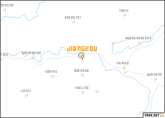 map of Jiangkou