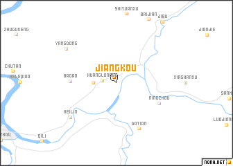 map of Jiangkou