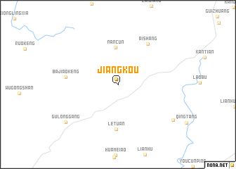 map of Jiangkou