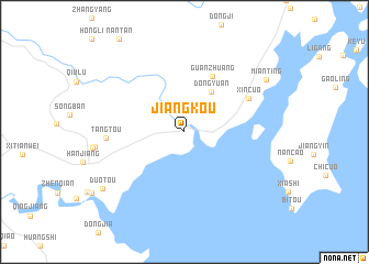 map of Jiangkou