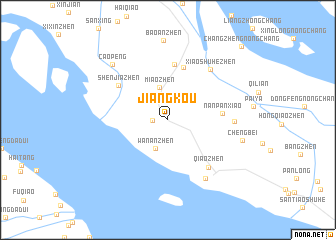 map of Jiangkou