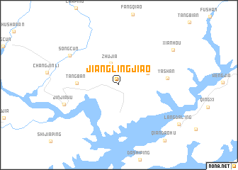 map of Jianglingjiao