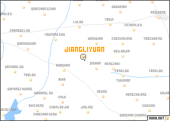 map of Jiangliyuan