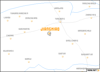 map of Jiangmiao