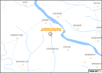 map of Jiangmupu