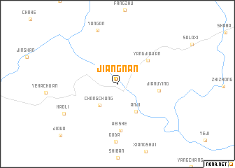 map of Jiangnan