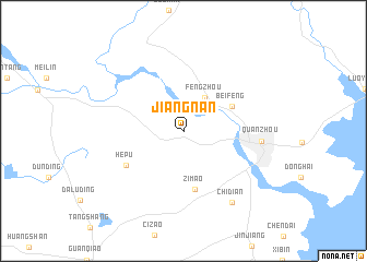 map of Jiangnan