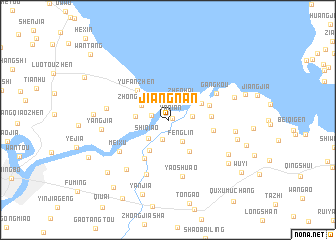 map of Jiangnan