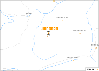 map of Jiangnan