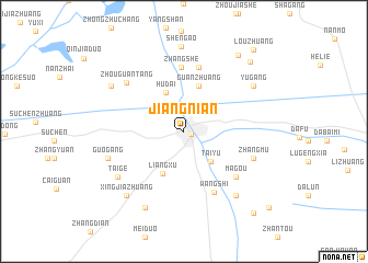 map of Jiangnian