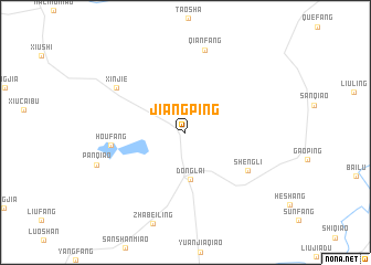 map of Jiangping