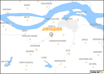 map of Jiangqiao