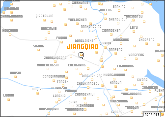 map of Jiangqiao