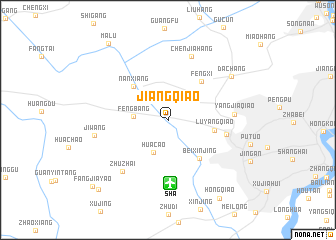 map of Jiangqiao