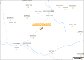 map of Jiangshang