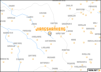 map of Jiangshankeng