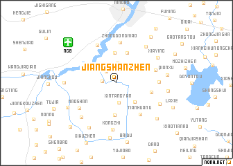 map of Jiangshanzhen