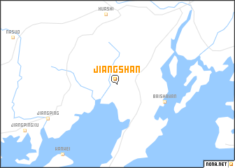 map of Jiangshan