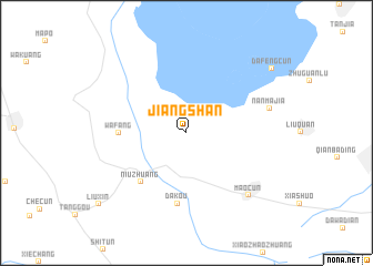 map of Jiangshan