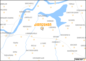 map of Jiangshan