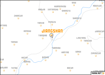 map of Jiangshan