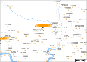 map of Jiangshan