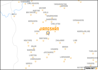 map of Jiangshan