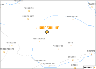 map of Jiangshuihe