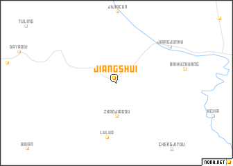 map of Jiangshui