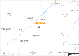 map of Jiangsi