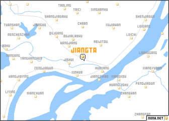 map of Jiangta