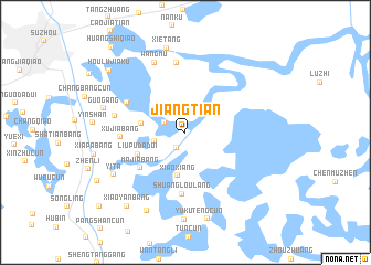 map of Jiangtian