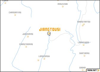 map of Jiangtousi