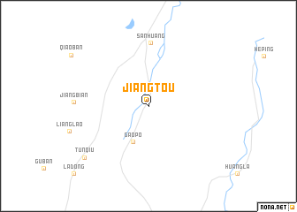 map of Jiangtou