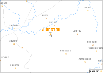 map of Jiangtou