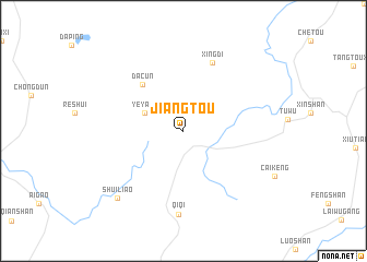 map of Jiangtou