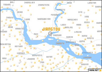 map of Jiangtou