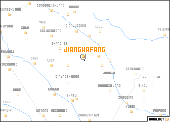 map of Jiangwafang