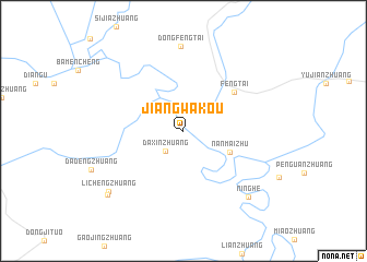 map of Jiangwakou