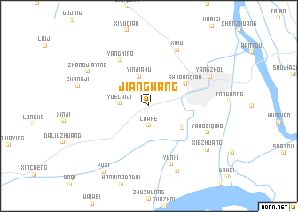 map of Jiangwang