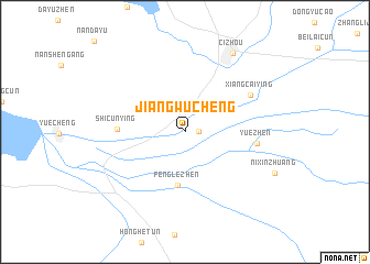 map of Jiangwucheng