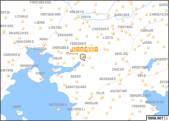 map of Jiangxia