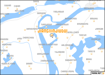 map of Jiangxinjiudui