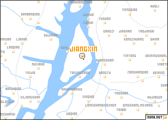 map of Jiangxin