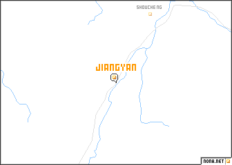 map of Jiangyan