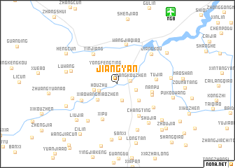 map of Jiangyan