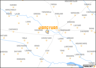 map of Jiangyuan