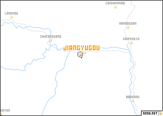 map of Jiangyugou