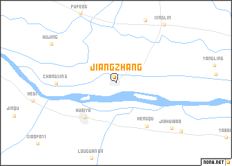 map of Jiangzhang